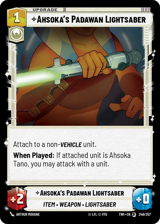 Ahsoka's Padawan Lightsaber