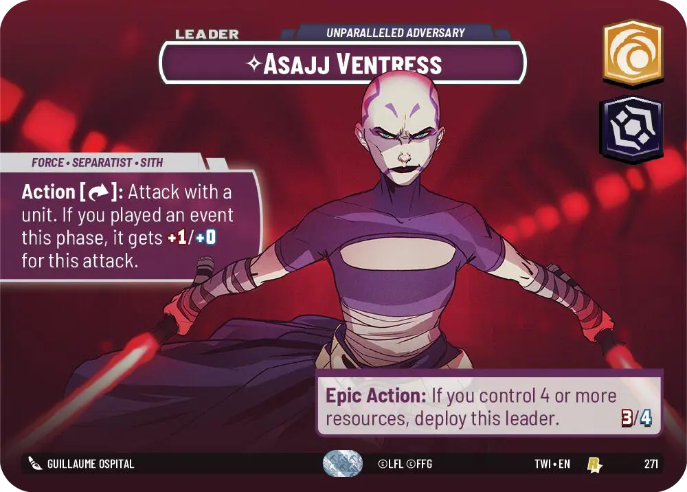 Asajj Ventress - Unparalleled Adversary 