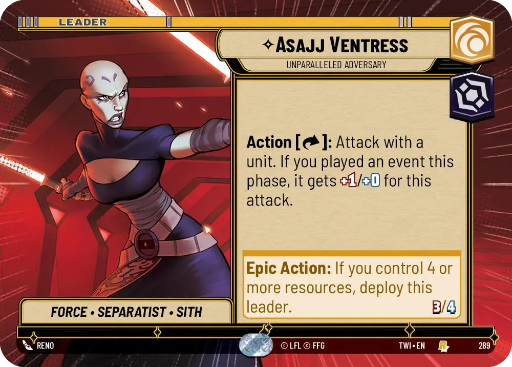 Asajj Ventress - Unparalleled Adversary 