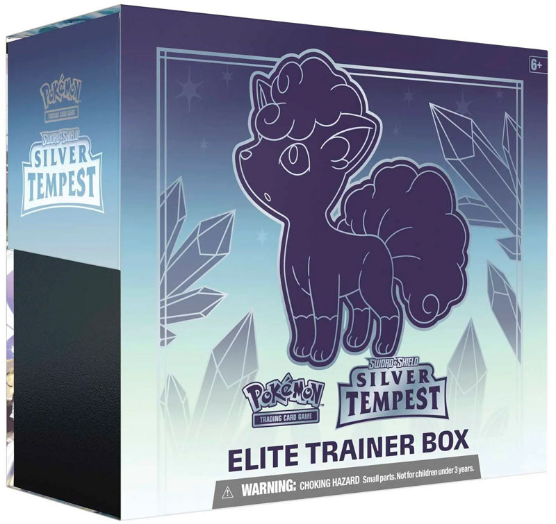 Pokemon Sword & Shield Silver Tempest Elite Trainer Box