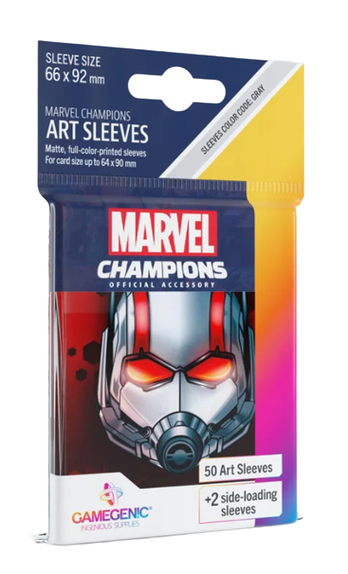 Gamegenic Marvel Champions - Pochettes artistiques Ant-Man (50 ct.)