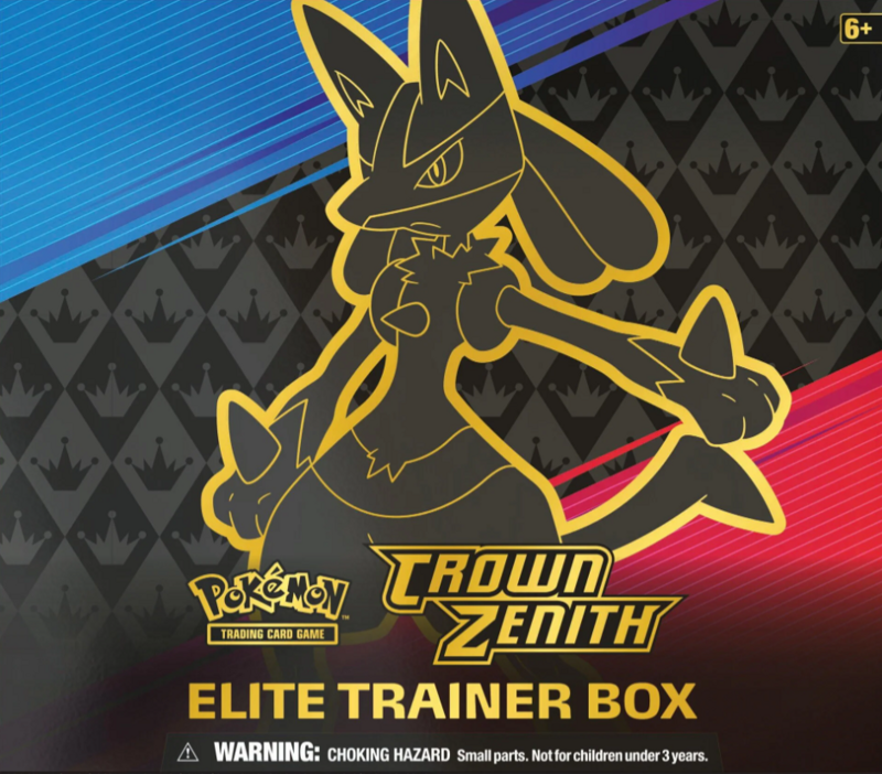 Pokémon Épée et Bouclier 12.5 Couronne Zenith Elite Trainer Box