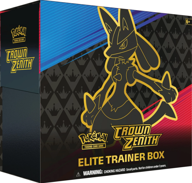 Pokémon Épée et Bouclier 12.5 Couronne Zenith Elite Trainer Box