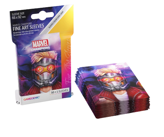 Gamegenic Marvel Champions - Pochettes artistiques Star-Lord (50 ct.)