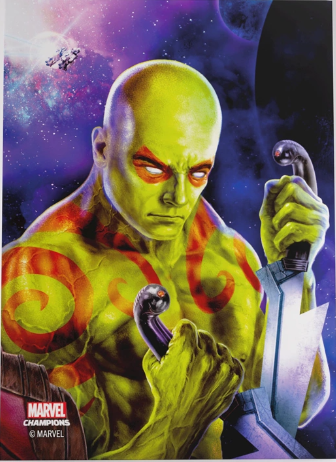 Gamegenic Marvel Champions - Art Sleeves Drax (50 Ct.)