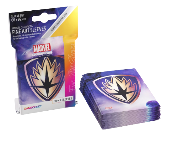 Gamegenic Marvel Champions - Art Sleeves Logo des Gardiens de la Galaxie (50 Ct.)