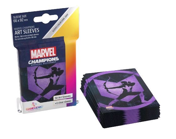 Gamegenic Marvel Champions - Pochettes artistiques Hawkeye (50 ct.)