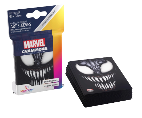 Gamegenic Marvel Champions - Pochettes artistiques Venom (50 ct.)