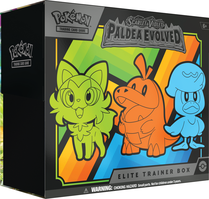 Boîte d'entraînement Pokémon Écarlate et Violet 4 Paradox Rift Elite