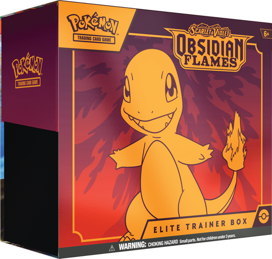 Pokemon Scarlet & Violet 3 Obsidian Flames Elite Trainer Box