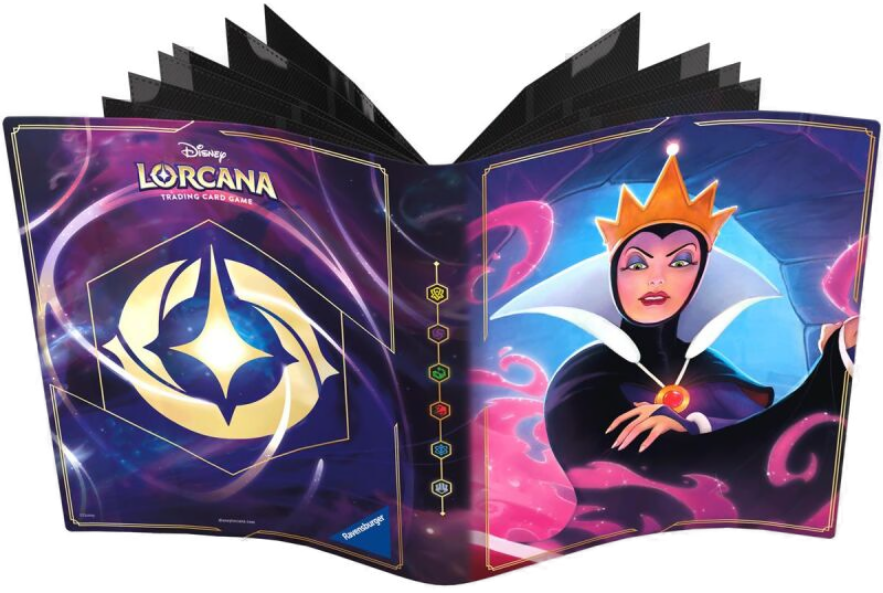 Disney Lorcana : Le premier chapitre – La Méchante Reine Lorebook (Portfolio 4 pochettes)