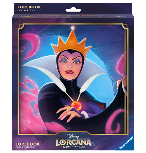 Disney Lorcana : Le premier chapitre – La Méchante Reine Lorebook (Portfolio 4 pochettes)