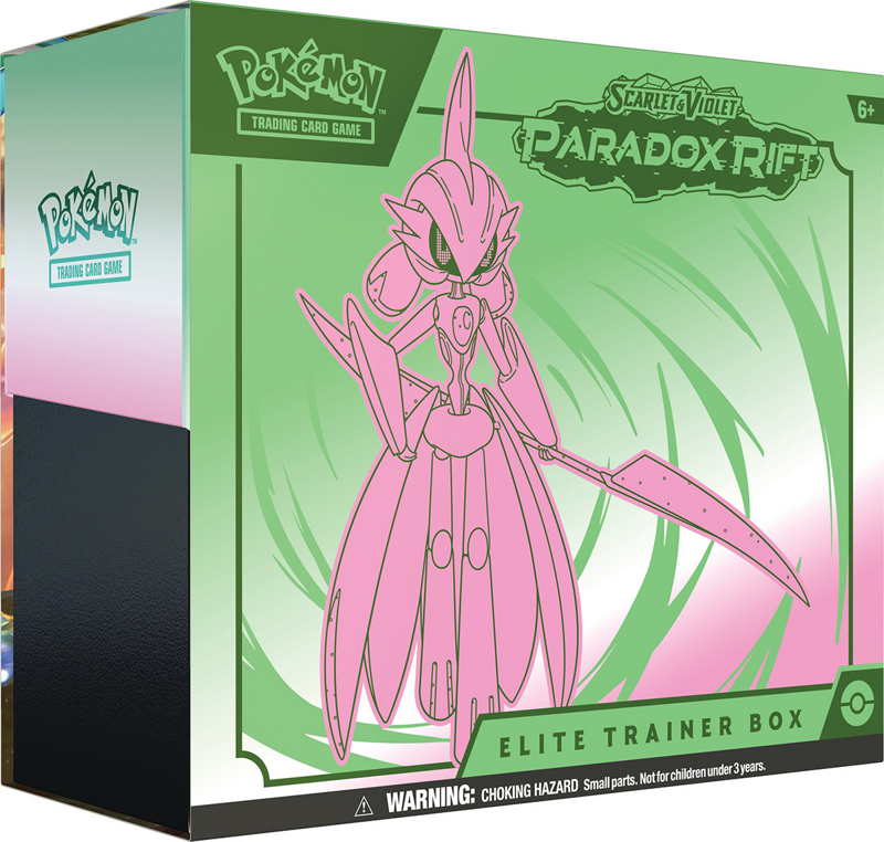 Boîte d'entraînement Pokémon Écarlate et Violet 4 Paradox Rift Elite
