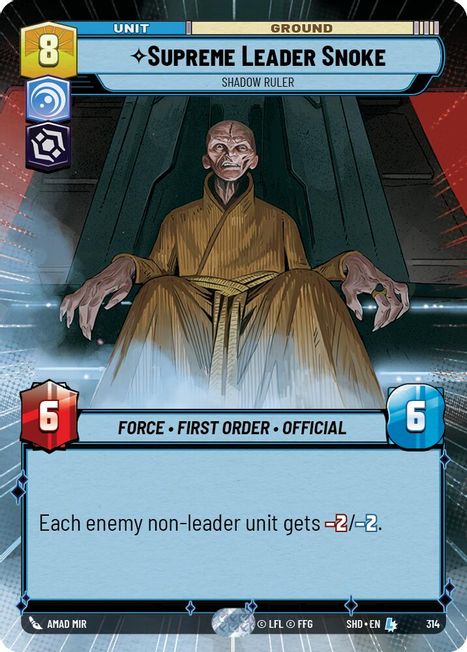 Supreme Leader Snoke - Shadow Ruler 