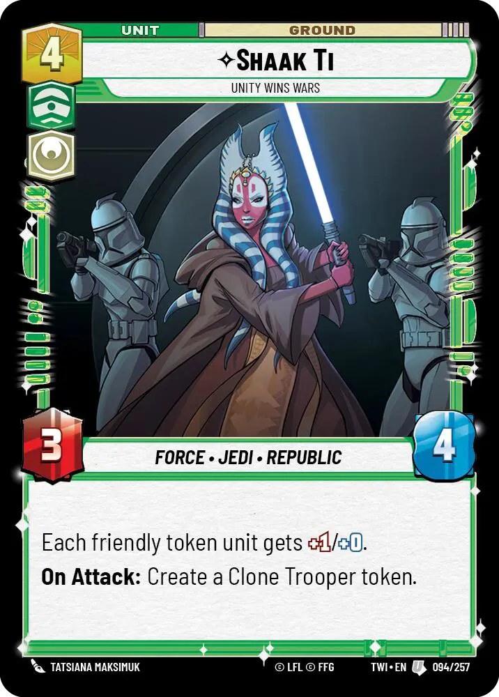 Shaak Ti - Unity Wins Wars 