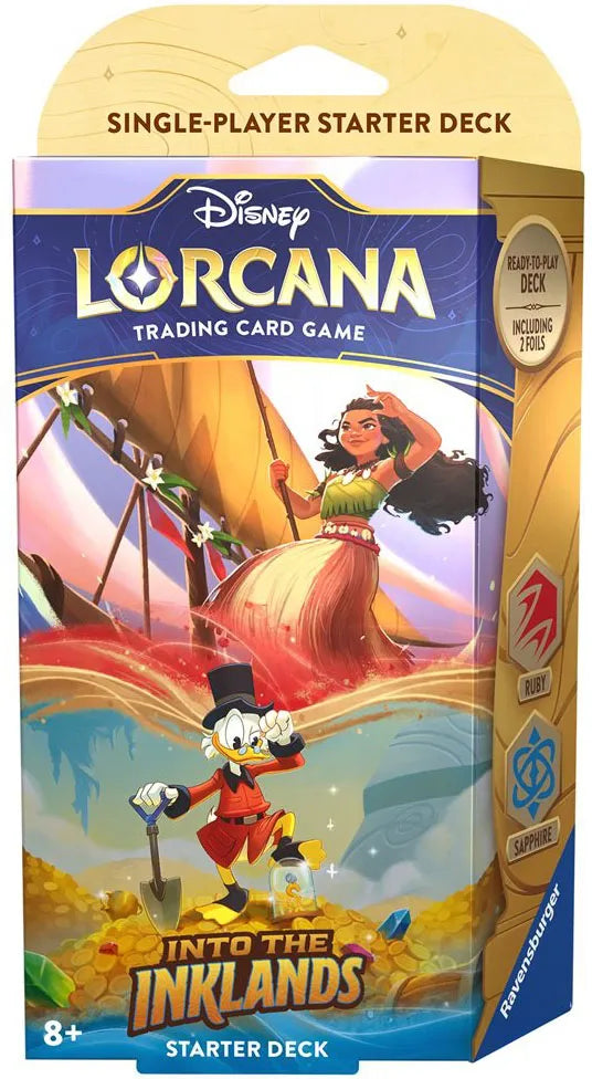 Lorcana Into the Inklands - Deck de Démarrage - Moana &amp; Donald