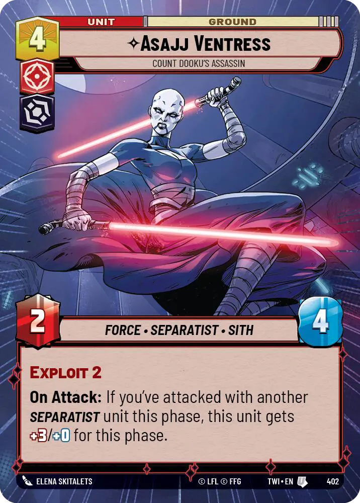 Asajj Ventress - Count Dooku's Assassin 