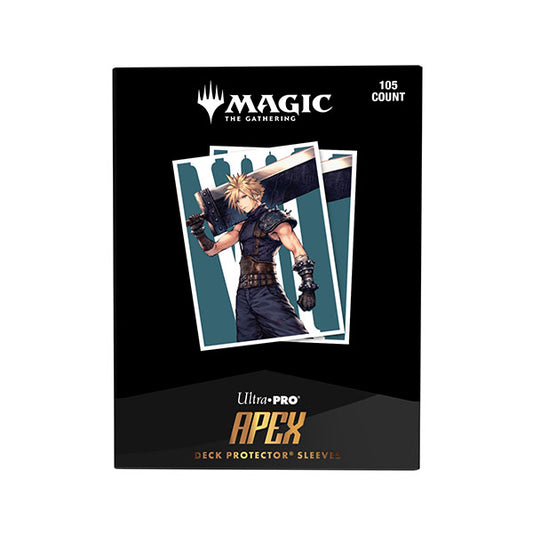 Ultra Pro - Magic: The Gathering - Final Fantasy Cloud, Ex-SOLDIER 105ct Apex Deck Protector Sleeves