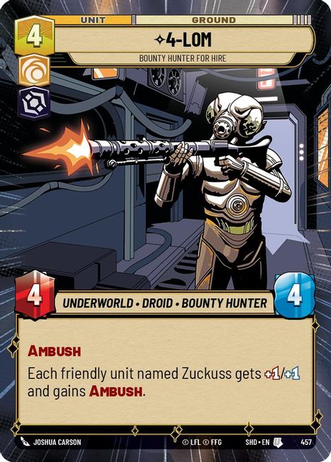 4-LOM - Bounty Hunter for Hire 