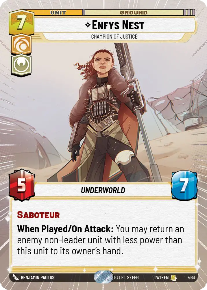 Enfys Nest - Champion of Justice 