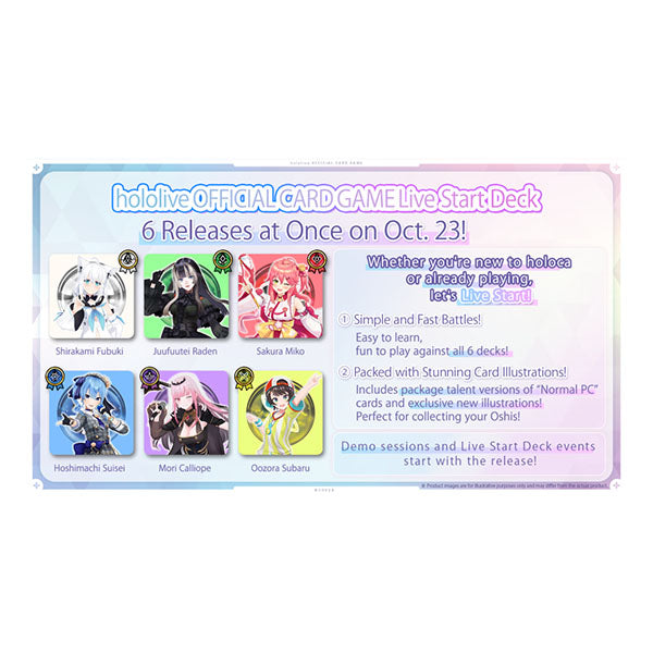 hololive OFFICIAL CARD GAME - English Edition Live Start Deck Juufuutei Raden