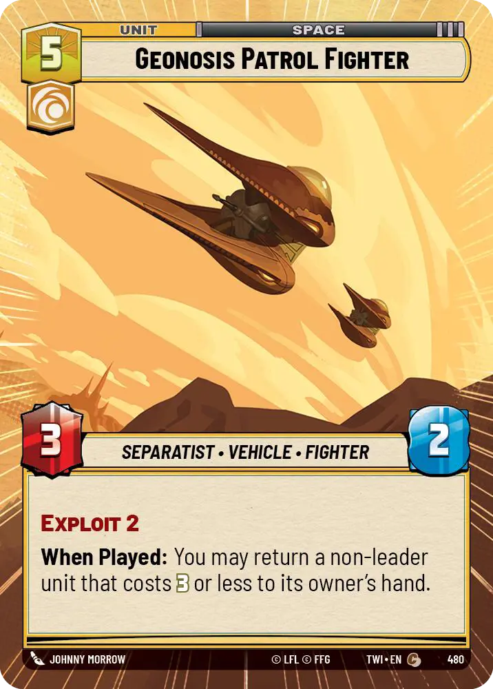 Geonosis Patrol Fighter 