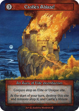 Castle's Ablaze!