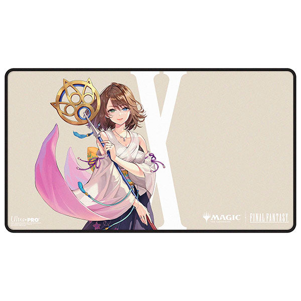Ultra Pro - Magic: The Gathering - Final Fantasy Yuna, Grand Summoner Black-Stitched Playmat