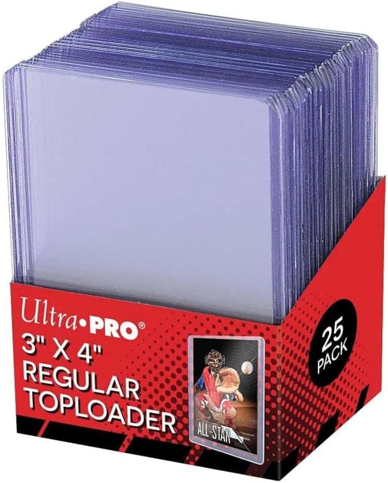 Ultra Pro 3" x 4" Regular Toploader (25.ct)