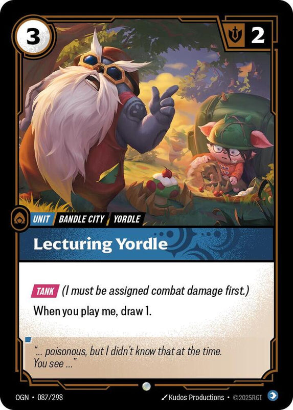 Lecturing Yordle