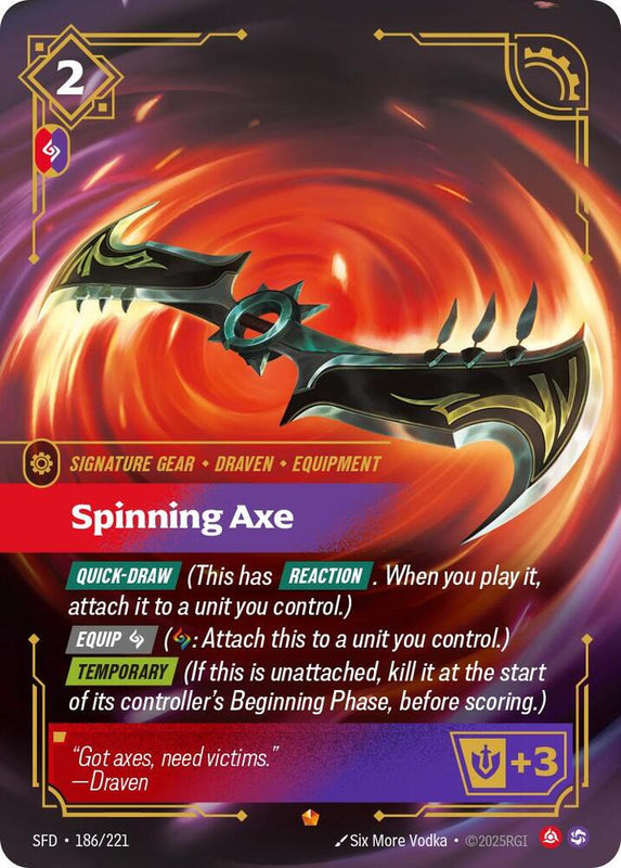 Spinning Axe