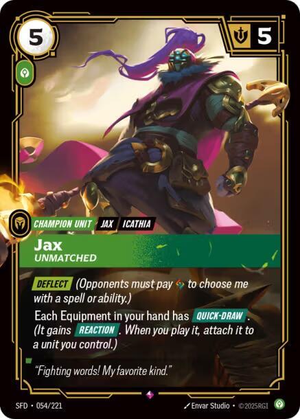 Jax - Unmatched