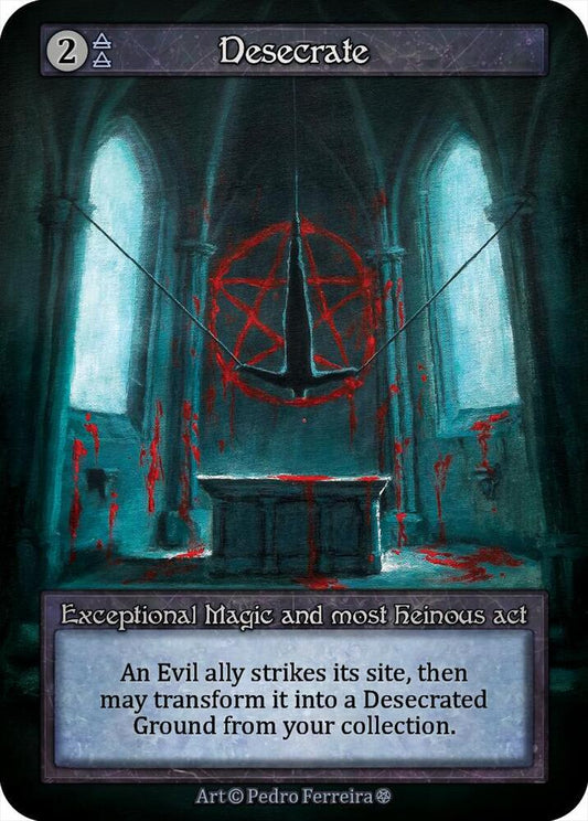 Desecrate