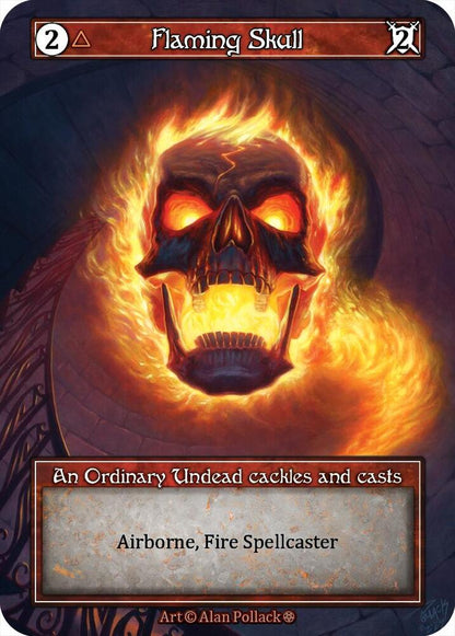 Flaming Skull 