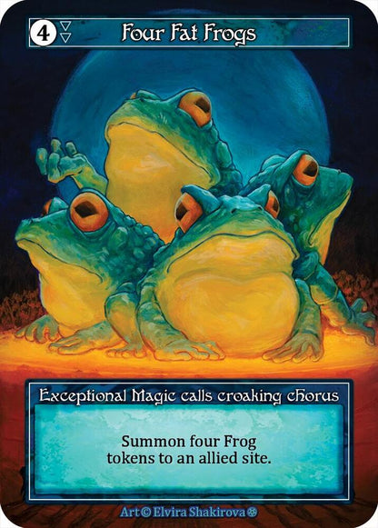 Four Fat Frogs 