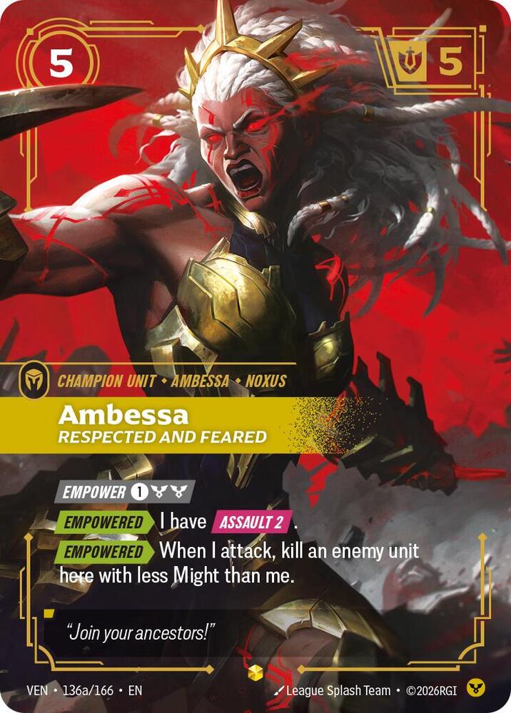 Ambessa - Respected and Feared 