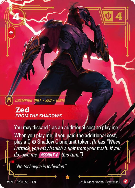 Zed - From the Shadows