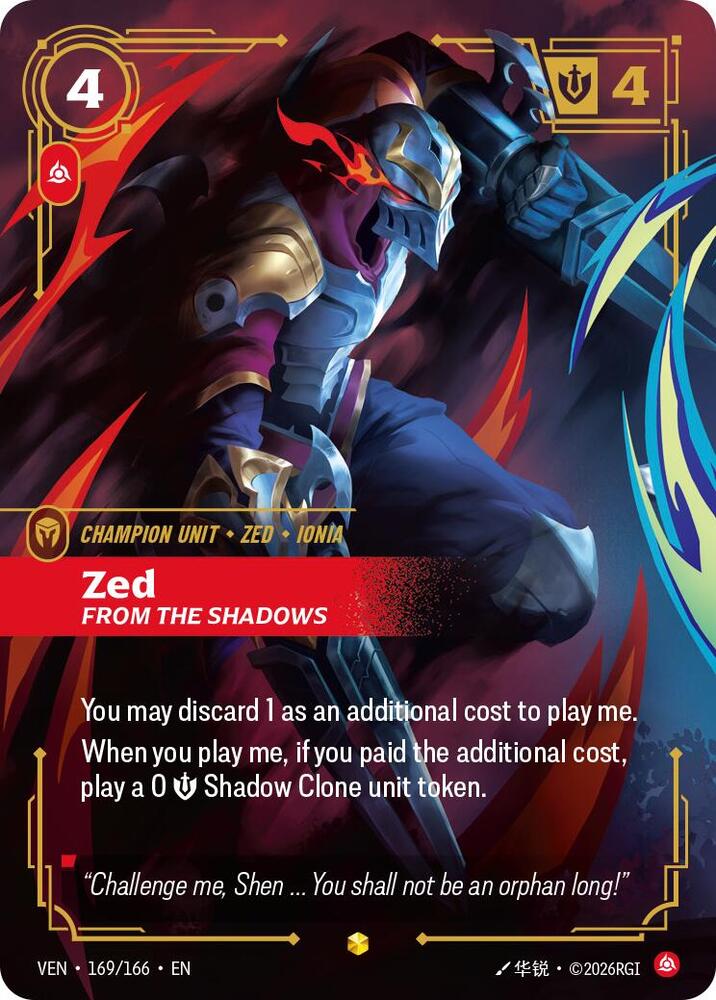 Zed - From the Shadows 