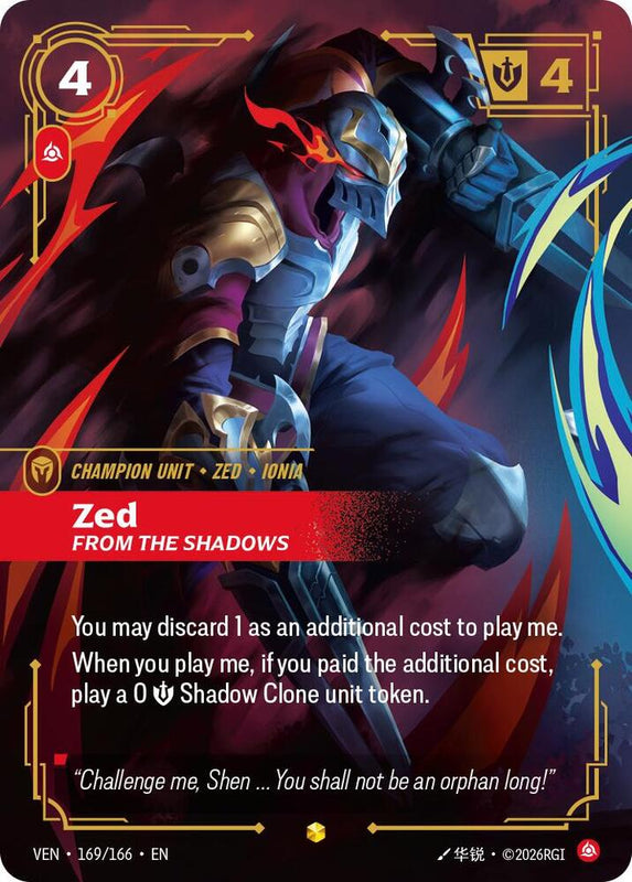 Zed - From the Shadows 