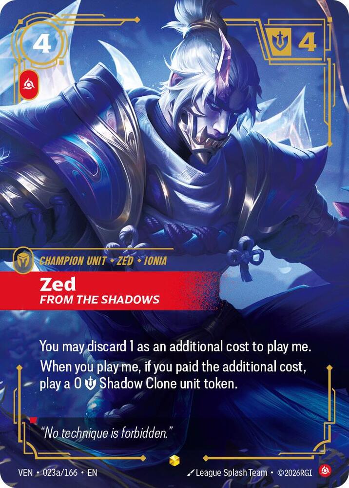 Zed - From the Shadows 