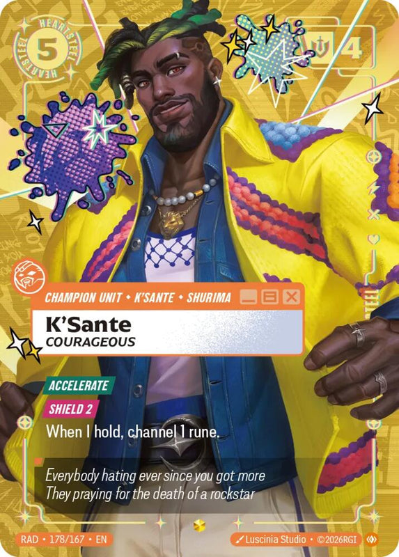 K'Sante, Courageous 