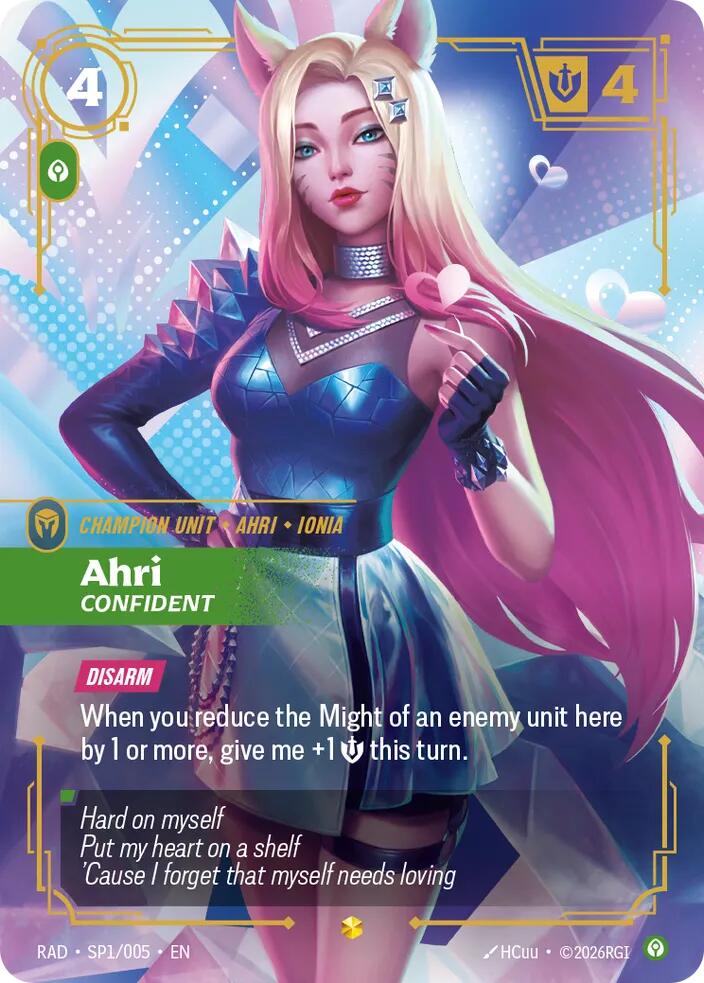 Ahri, Confident SP1/005