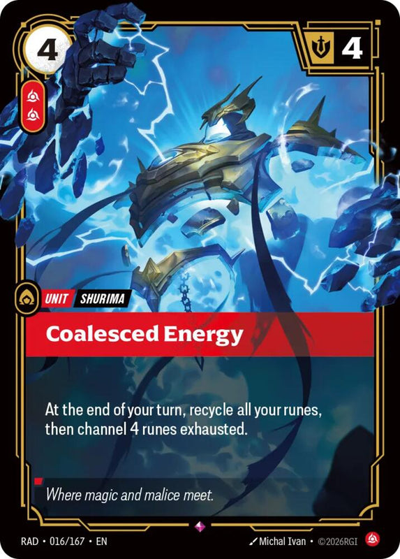 Coalesced Energy