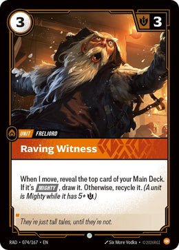 Raving Witness