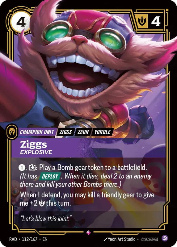 Ziggs, Explosive