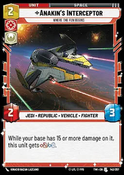 Anakin's Interceptor - Where the Fun Begins