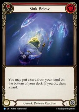 下のシンク（レッド）