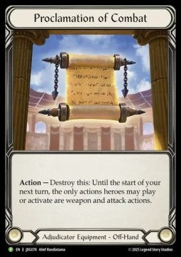 Proclamation of Combat