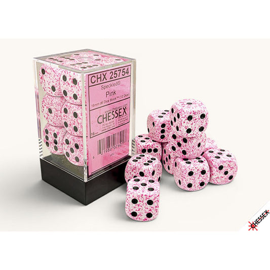 Chessex - Speckled 16mm Dice Block - Pink