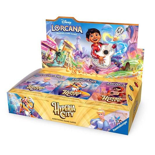 Disney Lorcana – Hyperia City Booster Pack & Box
